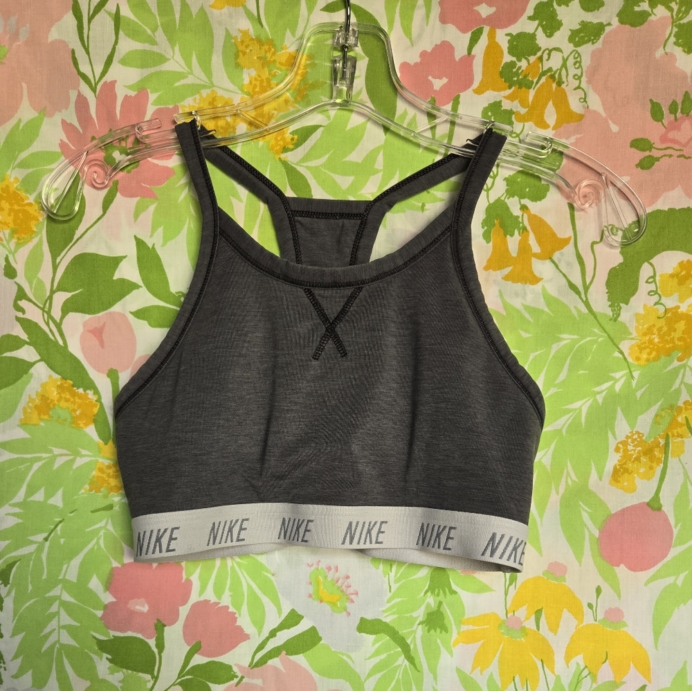 Nike Gray Sports Bra